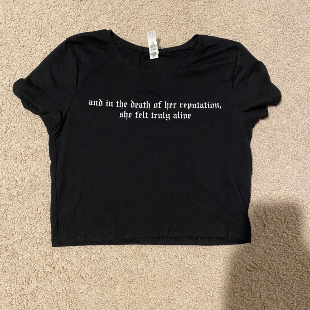 Reputation Crop Top Taylor Swift